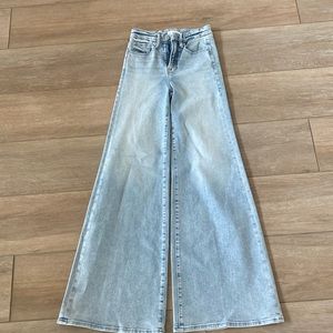 Good American Good Waist Palazzo Jeans